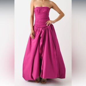 Aje violet bubble dress